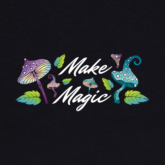 Make magic fairy green mushrooms by annaazart